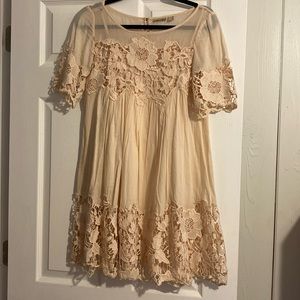 Anthropologie Light Pink Dress